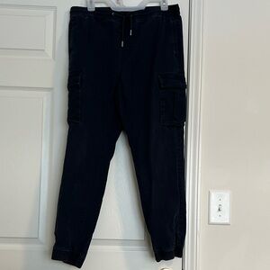Mens Navy Cargo Pants